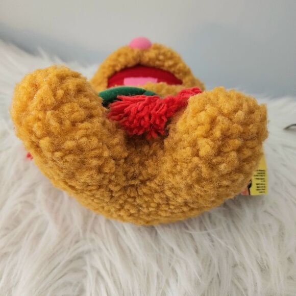 Vintage 1987 Baby Fozzie Bear Muppet Plush with Scarf 8” - Picture 7 of 7